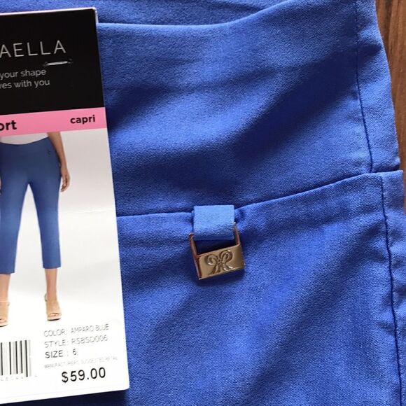 NEW Rafaella Blue Capris - Picture 3 of 5